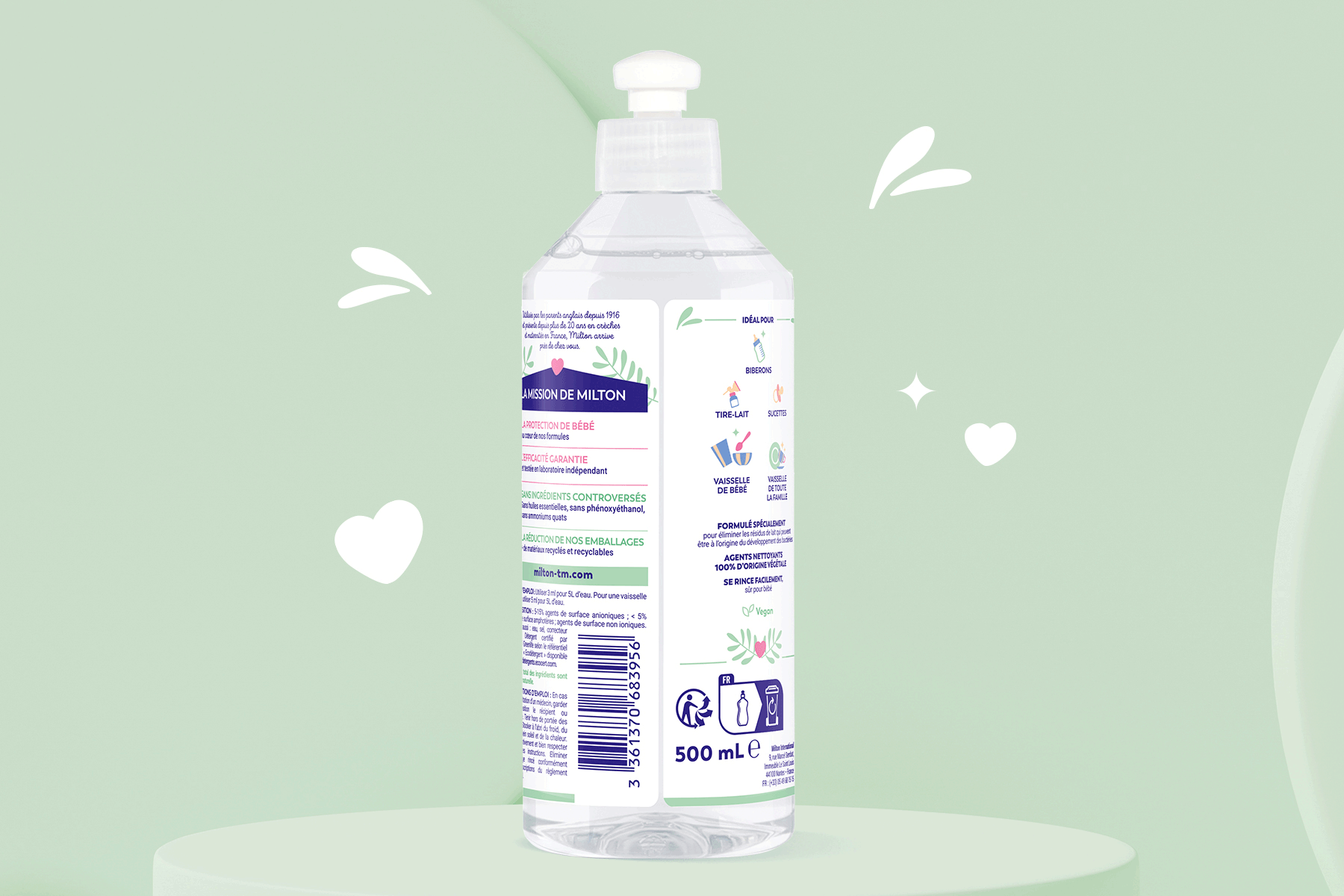 Packaging design for MILTON